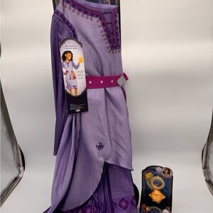 Disney Wish Movie Asha’s Adventure Role Play Costume Dress Size 4-6X